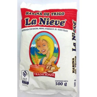 HARINA LA NIEVE 500 GMS