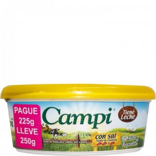 MANTEQUILLA CAMPI X 250 GMS...