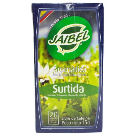 AROMATICA JAIBEL SURTIDA 20BOLSAS 15GMS