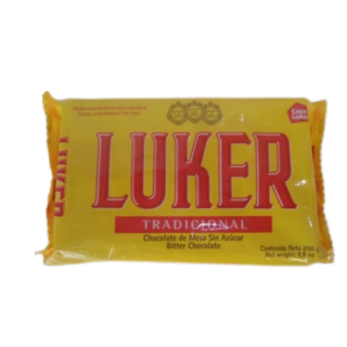 CHOCOLATE LUKER 224GMS BARRA